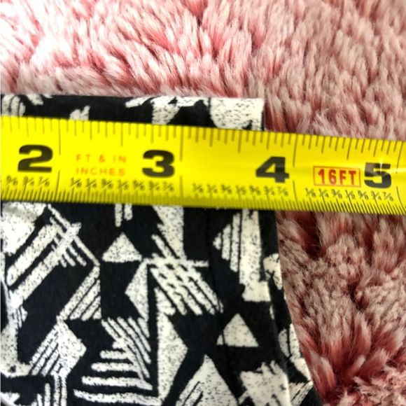 Aeropostale Graphic Graphite Black and White Geometric Fit & Flare Dress - Picture 8 of 9